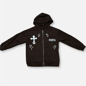 Thrifted Embroidered Hoodie - image 1